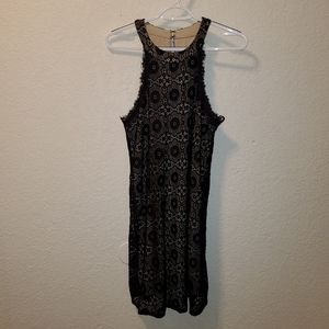 Black and nude dress in a size M